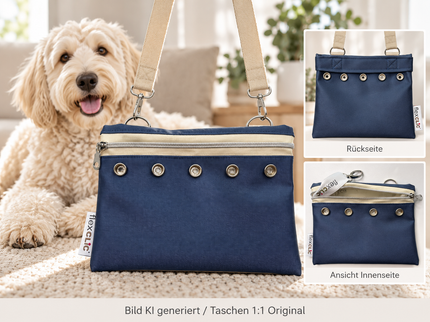 flexCLiC® MINI - Kleine Modulare Tasche für den Gassi-Alltag