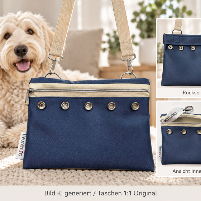 flexCLiC® MINI - Kleine Modulare Tasche für den Gassi-Alltag